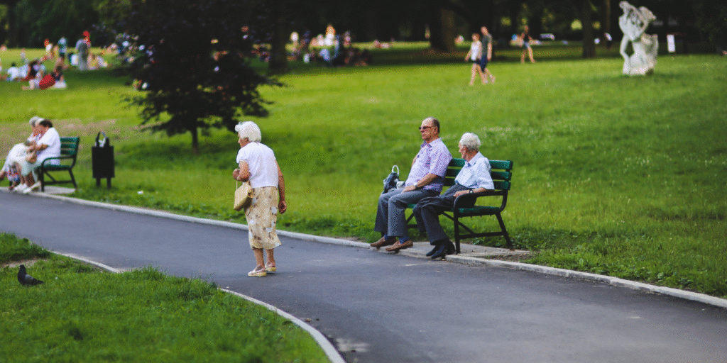 The elders are spending time at Kriti Elder Care ppremises - senior care in gurgaon