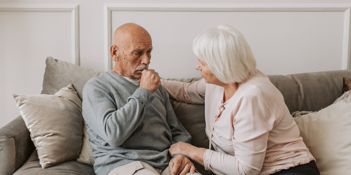 Hospice Family Support - An elder person is taking care by a doctor